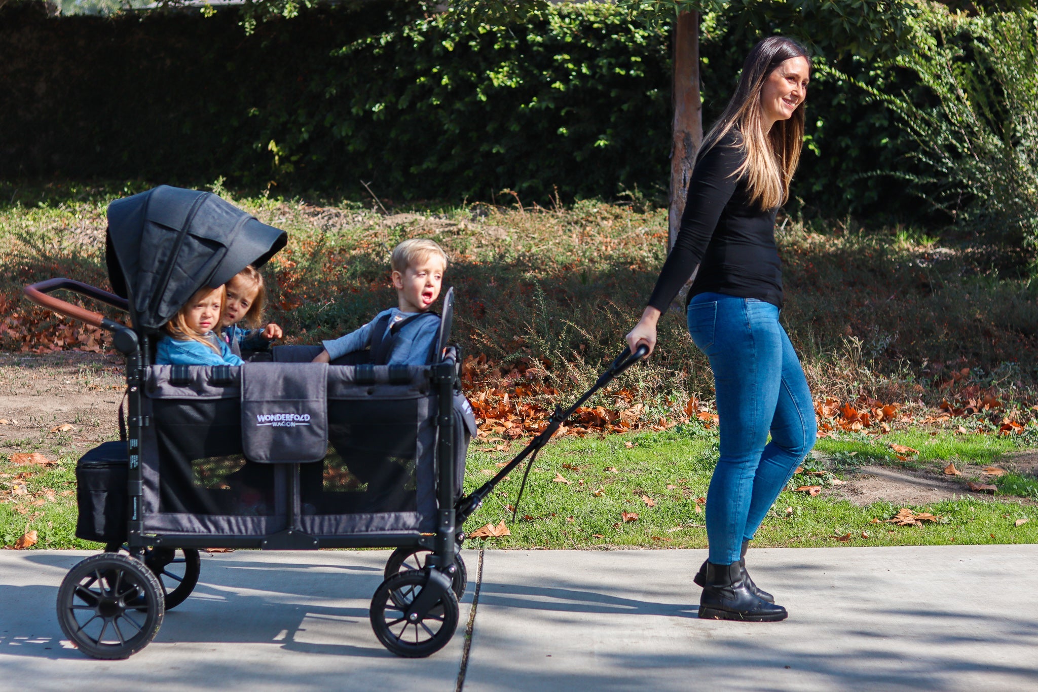 Introducing the W-Series Retractable Stroller Canopy and Optional Pull Handle