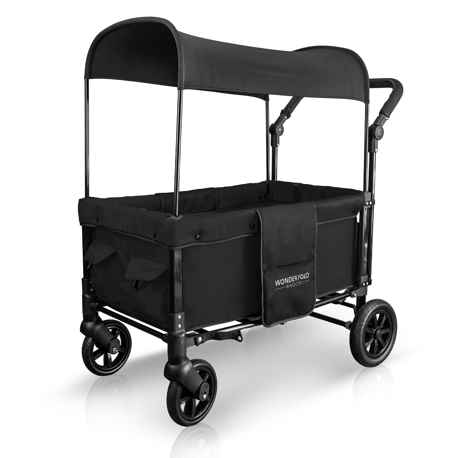 W1 Original Double Stroller Wagon (2 Seater) - Studio Image - Black