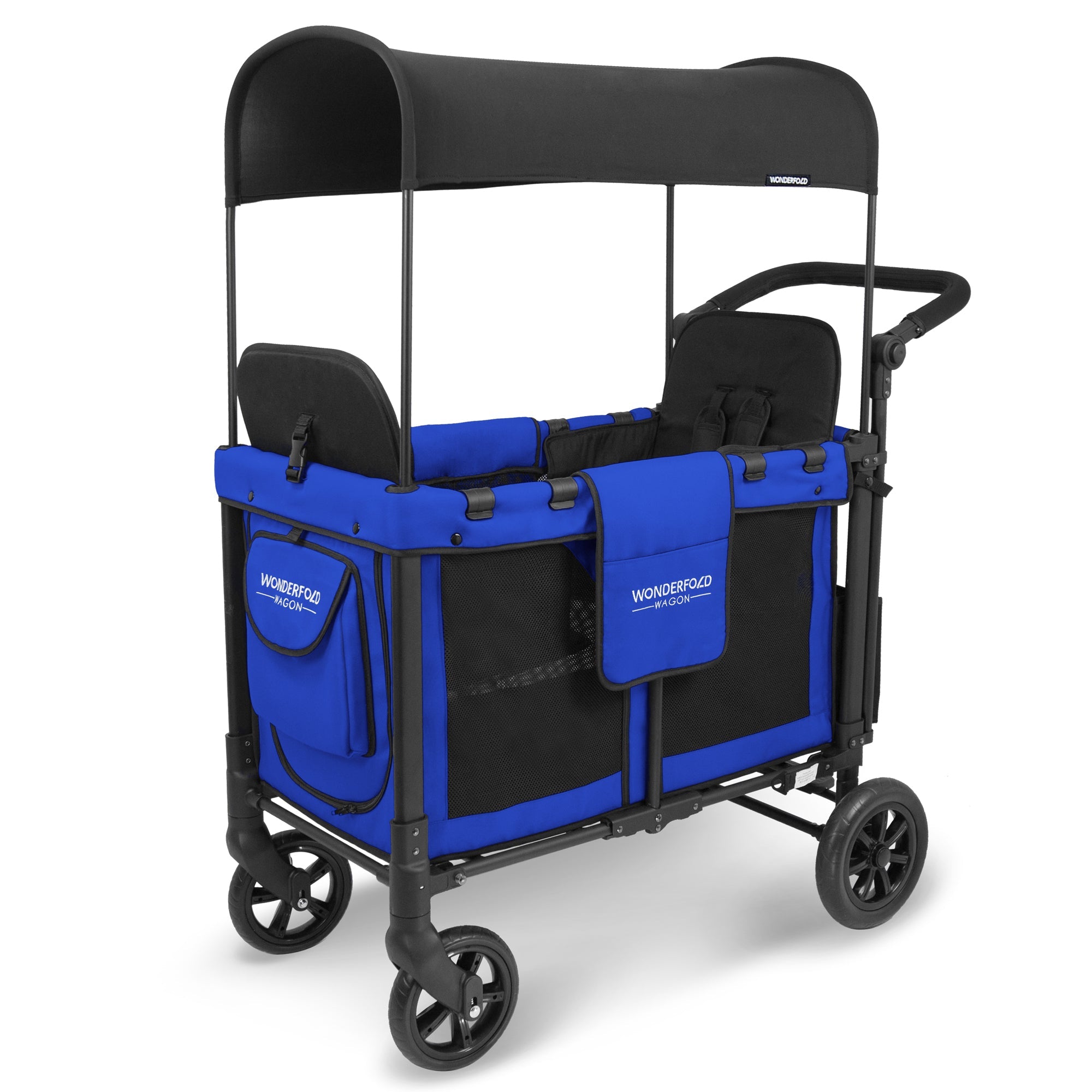 W2 Original Double Stroller Wagon (2 Seater) - Studio Image - Blue
