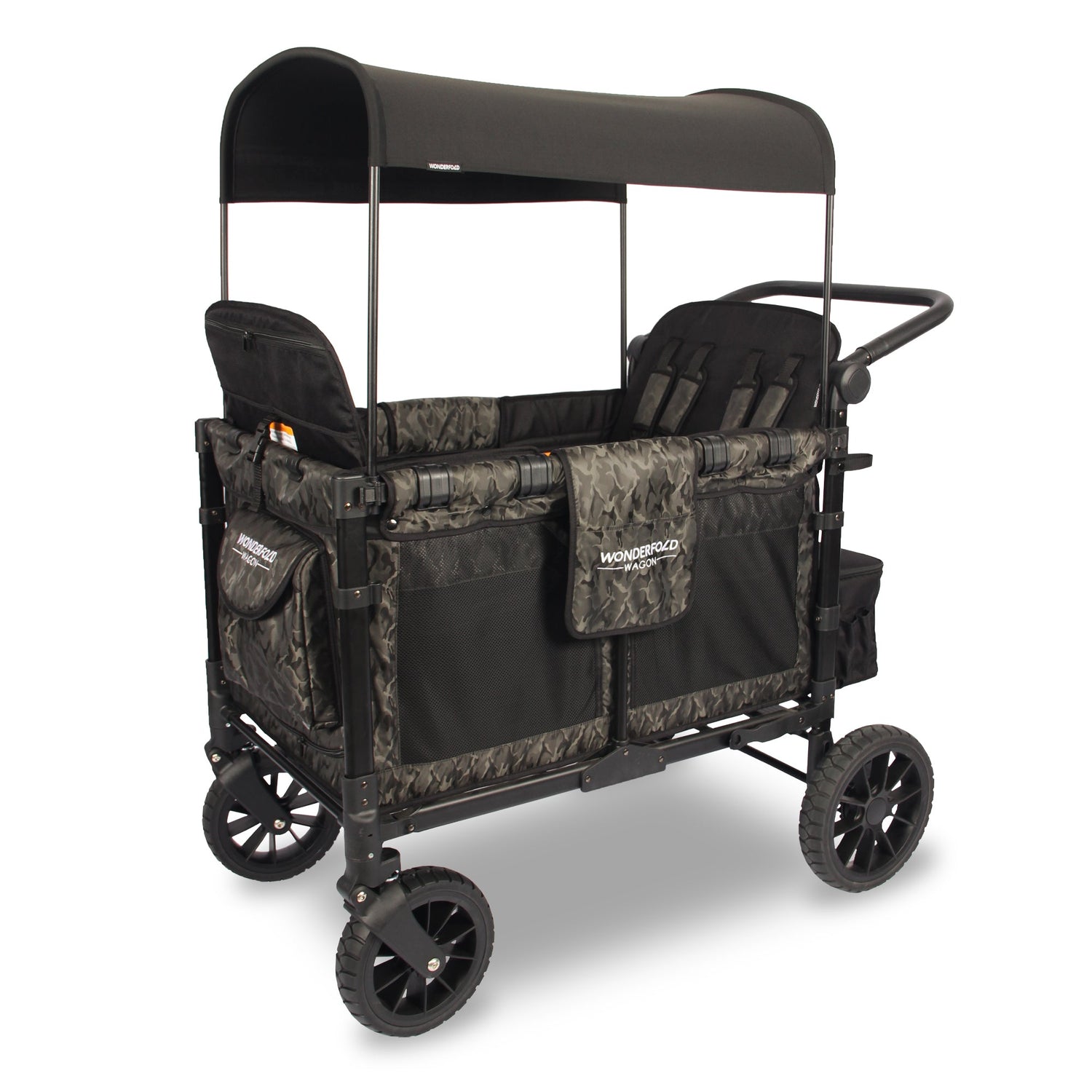 W4 Luxe Quad Stroller Wagon (4 Seater) - Studio Image - Camo