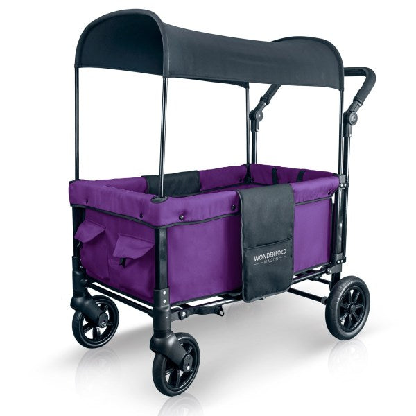 W1 Original Double Stroller Wagon (2 Seater) - Studio Image - Purple 