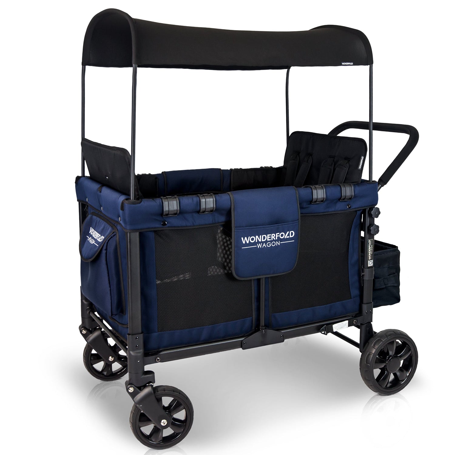 W4 Original Quad Stroller Wagon (4 Seater) - Studio Image - Navy